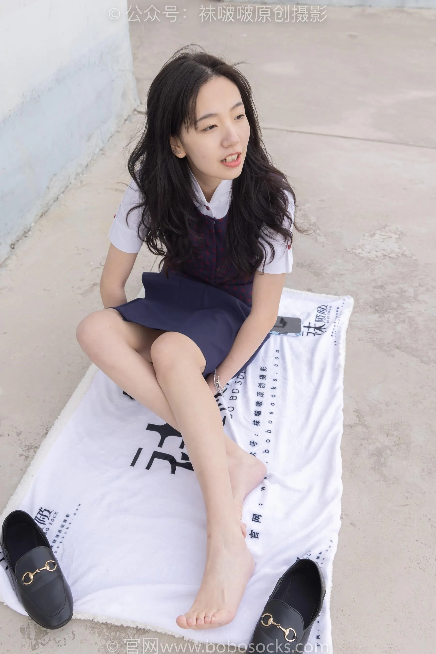 [BoBoSocks袜啵啵]NO.227 小甜豆-皮鞋、黑丝、裸足 [47P]插图9